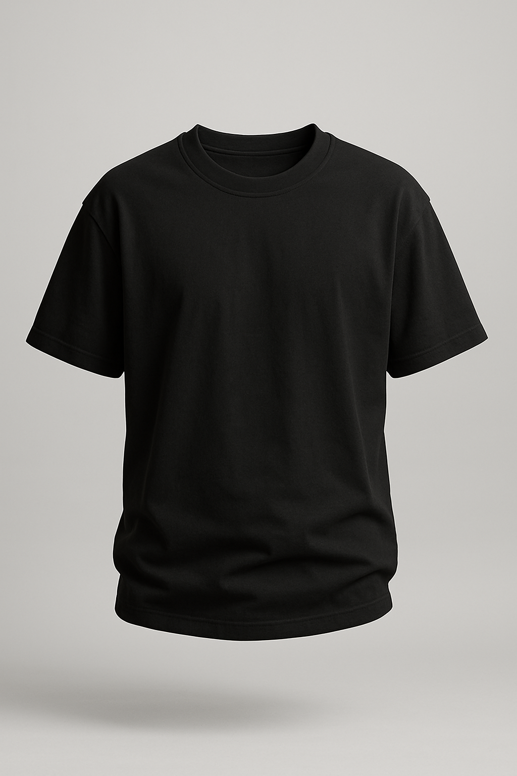 Plain Black Oversized Tee