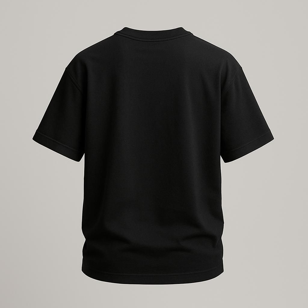 Plain Black Oversized Tee