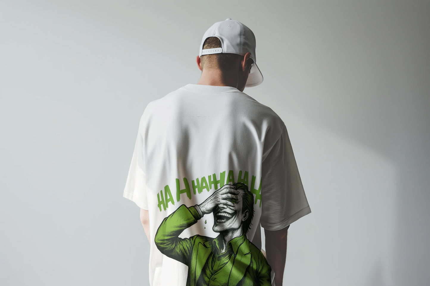 Joker Laughing Chaos Oversized Tee