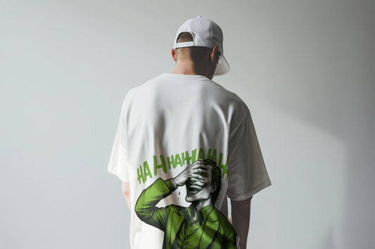 Joker Laughing Chaos Oversized Tee